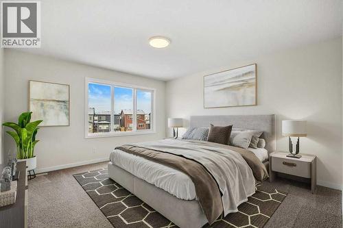 136 Wolf Hollow Manor Se, Calgary, AB - Indoor Photo Showing Bedroom