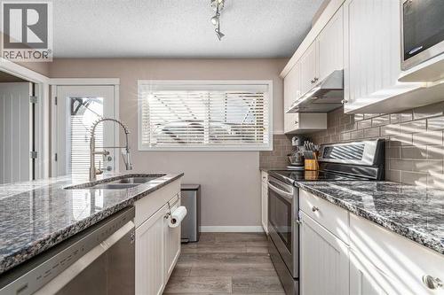 17 Evansridge Circle Nw, Calgary, AB - Indoor Photo Showing Kitchen With Double Sink With Upgraded Kitchen