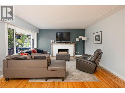 1601 Gorse Street, Prince George, BC - Indoor Photo Showing Living Room With Fireplace