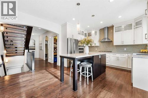 35 Aspenshire Drive Sw, Calgary, AB - Indoor Photo Showing Kitchen With Upgraded Kitchen