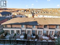 Front of the townhome building, aerial view - 