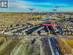 Looking east toward Downtown Calgary, visible in the distance - 