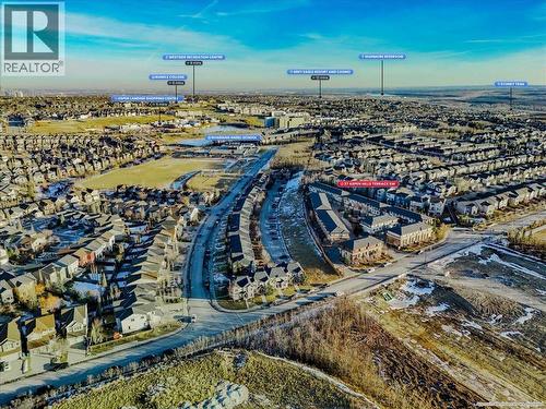 South-east orientation showing community connections and access routes - 37 Aspen Hills Terrace Sw, Calgary, AB - Outdoor With View