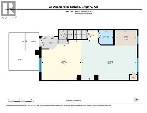 Main Floor Plan - 37 Aspen Hills Terrace Sw, Calgary, AB - Other