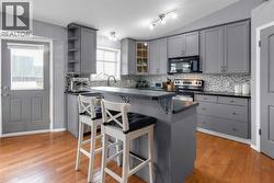 kitchen with stainless steel appliances - 