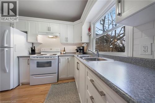 435 Waverly Street, Hamilton, ON - Indoor Photo Showing Kitchen With Double Sink