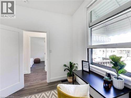 Home office with baseboards and wood finished floors - 54 Fairview Avenue, Hamilton, ON - Indoor