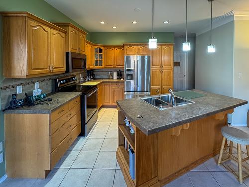 12-2 Royal Ann Court, Osoyoos, BC - Indoor Photo Showing Kitchen With Stainless Steel Kitchen With Double Sink