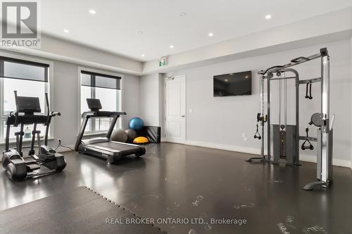421 - 640 Sauve Street, Milton, ON - Indoor Photo Showing Gym Room