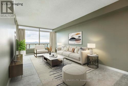 2805 - 1300 Islington Avenue, Toronto, ON - Indoor Photo Showing Living Room