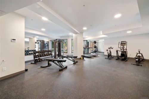 508-1810 Selenite Pl, Langford, BC - Indoor Photo Showing Gym Room