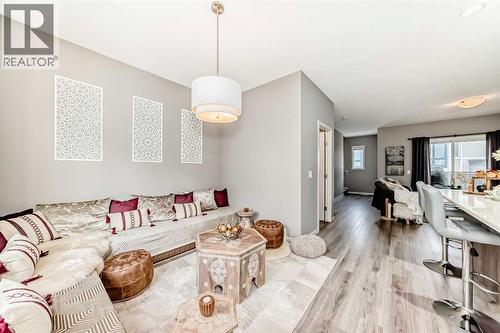 309 Nolanlake Villas Nw, Calgary, AB - Indoor Photo Showing Living Room
