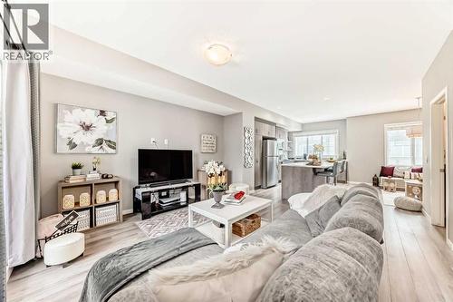309 Nolanlake Villas Nw, Calgary, AB - Indoor Photo Showing Living Room
