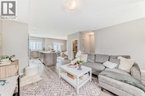 309 Nolanlake Villas Nw, Calgary, AB - Indoor Photo Showing Living Room