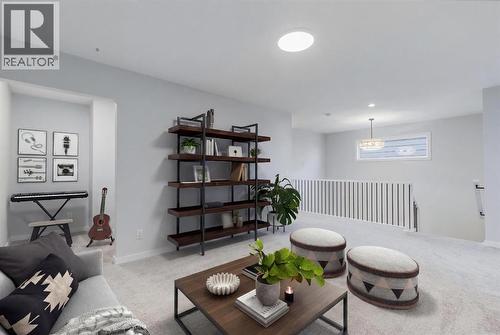 4054 Sawgrass Street Nw, Airdrie, AB - Indoor Photo Showing Living Room