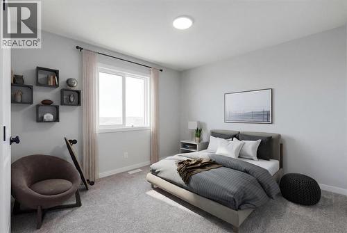 4054 Sawgrass Street Nw, Airdrie, AB - Indoor Photo Showing Bedroom