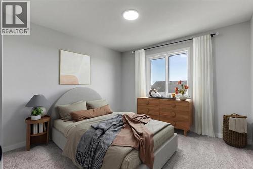 4054 Sawgrass Street Nw, Airdrie, AB - Indoor Photo Showing Bedroom