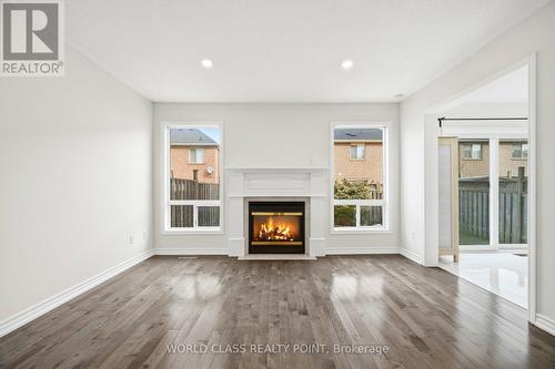 Family Room - 727 Thompson Road S, Milton, ON - Indoor Photo Showing Living Room With Fireplace