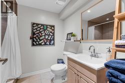 Full basement bathroom with shower - 