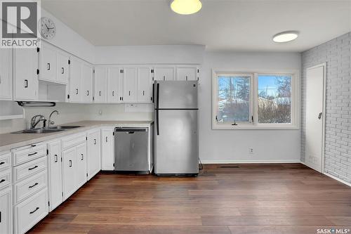 5336 5Th Avenue, Regina, SK - Indoor Photo Showing Kitchen With Double Sink