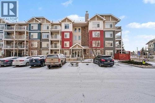 3304, 155 Skyview Ranch Way Ne, Calgary, AB - Outdoor With Balcony With Facade