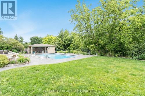 32 Cairns Boulevard, Springwater, ON - Outdoor With In Ground Pool