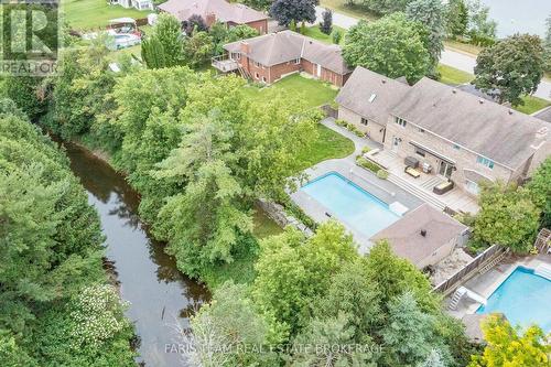 32 Cairns Boulevard, Springwater, ON - Outdoor With In Ground Pool With View