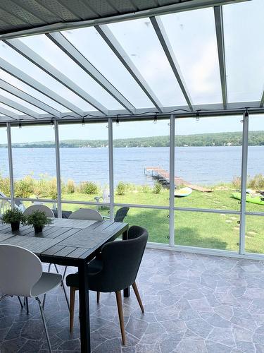 Solarium/Verrière - 154 Rue Bernard, Magog, QC -  With Body Of Water