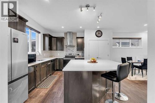 111 Cityside Road Ne, Calgary, AB - Indoor Photo Showing Kitchen With Upgraded Kitchen