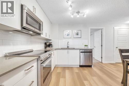 344 Cranbrook Square Se, Calgary, AB - Indoor Photo Showing Kitchen With Upgraded Kitchen