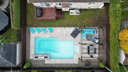 Aerial photo - 55 Rue De Lavours, Terrebonne (Terrebonne), QC - Outdoor With In Ground Pool