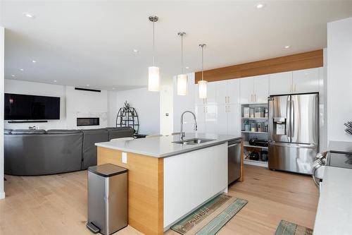 178 Willow Creek Road, Winnipeg, MB - Indoor Photo Showing Kitchen With Stainless Steel Kitchen With Upgraded Kitchen