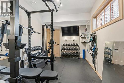 26 Park Point, Whitecourt, AB - Indoor Photo Showing Gym Room