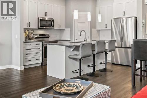 3 Sage Bluff Heights Nw, Calgary, AB - Indoor Photo Showing Kitchen With Stainless Steel Kitchen With Upgraded Kitchen