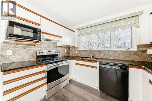 2831 63 Avenue Sw, Calgary, AB - Indoor Photo Showing Kitchen With Double Sink