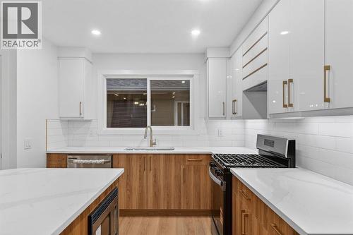 420 Pinegreen Close Ne, Calgary, AB - Indoor Photo Showing Kitchen With Upgraded Kitchen