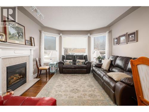 3053 Vista Ridge Drive, Prince George, BC - Indoor Photo Showing Living Room With Fireplace