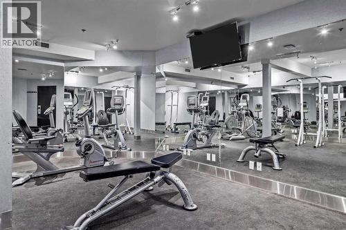 205 Rot. A, 901 Mountain Street, Canmore, AB - Indoor Photo Showing Gym Room