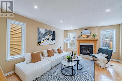 361 Celtic Ridge Crescent, Ottawa, ON - Indoor Photo Showing Living Room With Fireplace