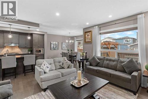 134 Cornerstone Circle Ne, Calgary, AB - Indoor Photo Showing Living Room