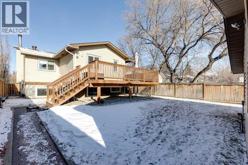 1205 Meadowbrook Drive Se, Airdrie, AB - Outdoor With Deck Patio Veranda
