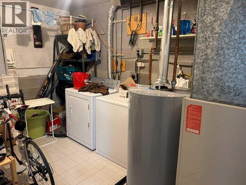 Laundry/furnace room, basement - 8808 96 Street, Peace River, AB - Indoor Photo Showing Laundry Room
