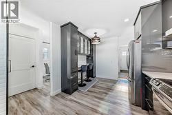 Kitchen access to front living room or dining room or to the basement - 