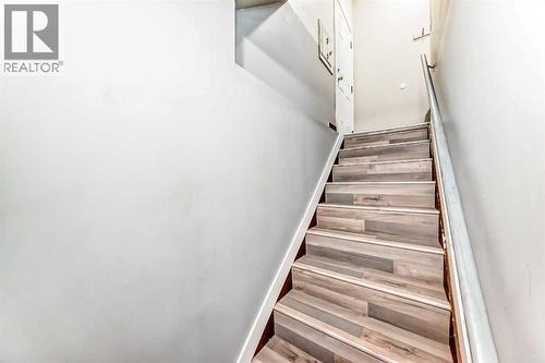 Stairs from separate entry to legal suite - 216 Pinecrest Crescent Ne, Calgary, AB - Indoor Photo Showing Other Room