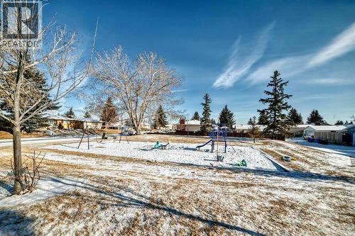 Nearby neighbourhood playground - 216 Pinecrest Crescent Ne, Calgary, AB - Outdoor With View