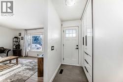 Front door entry with built in closet - 