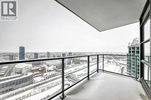 3402, 1122 3 Street Se, Calgary, AB - Outdoor With Balcony With View With Exterior