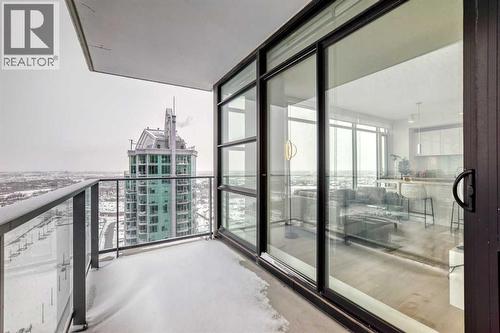 3402, 1122 3 Street Se, Calgary, AB - Outdoor With Balcony With Exterior
