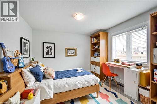 Bedroom with a desk and wood finished floors - 2527 Holbrook Drive, London, ON - Indoor Photo Showing Bedroom