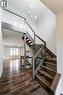 Staircase with wood finished floors and recessed lighting - 2527 Holbrook Drive, London, ON  - Indoor Photo Showing Other Room 